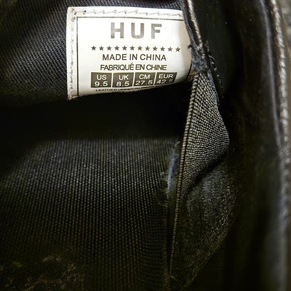 Huf X Dylan slip-on shoes. Size 9.5 - Picture 4 of 5